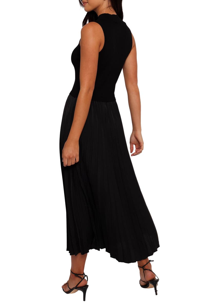 Petal & Pup Maisey Mixed Media Sleeveless Midi Dress, Alternate, color,