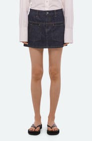 Helmut Lang Brooklyn Denim Miniskirt