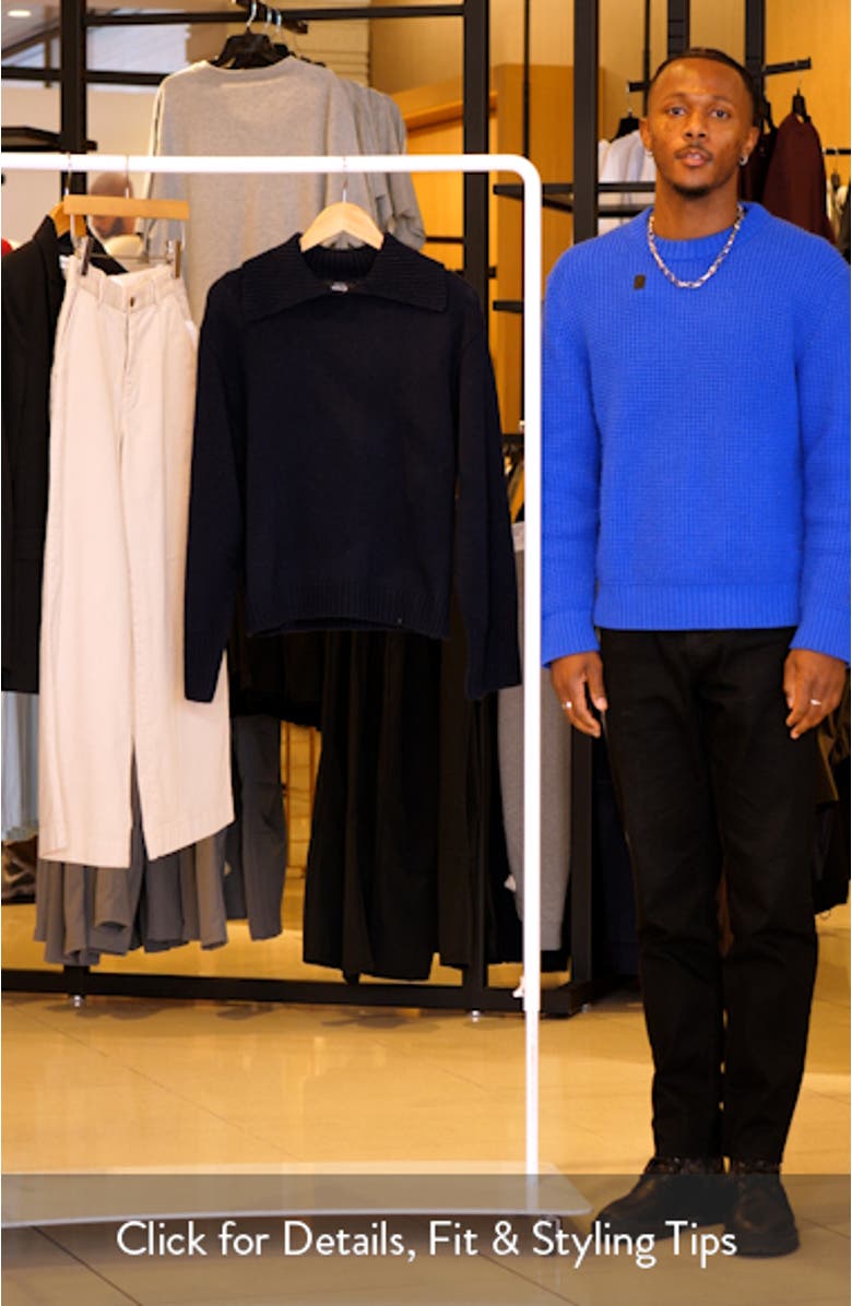 Lapel Collar Sweater, sales video thumbnail