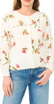 CeCe Floral Cardigan