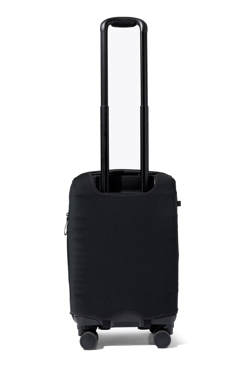 The Hybrid Check-In Luggage Cover, Alternate, color, BLACK