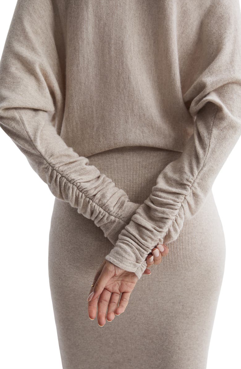 Reiss Leila Long Sleeve Blouson Knit Dress, Alternate, color,