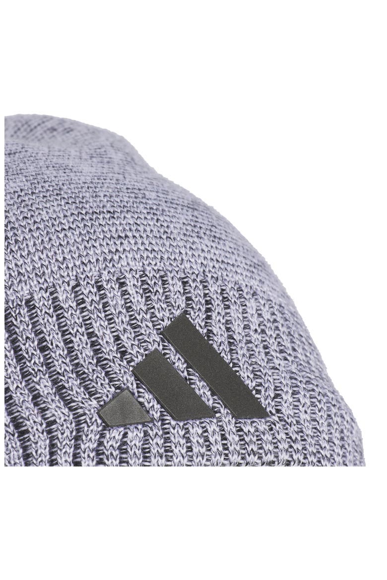 Men's Creator Three Stripe Beanie, Alternate, color, WHITE/BLACK