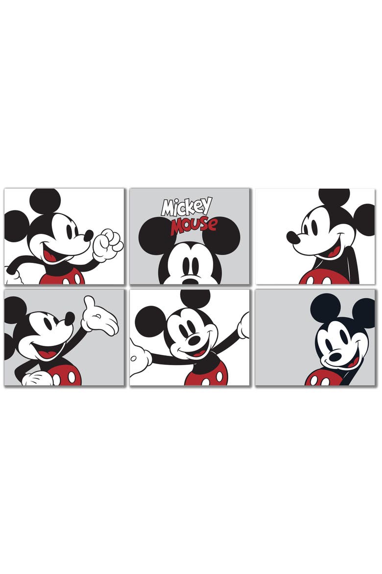 Disney Baby Mickey Mouse Unframed Nursery/Child Wall Art, Alternate, color, Multicolor