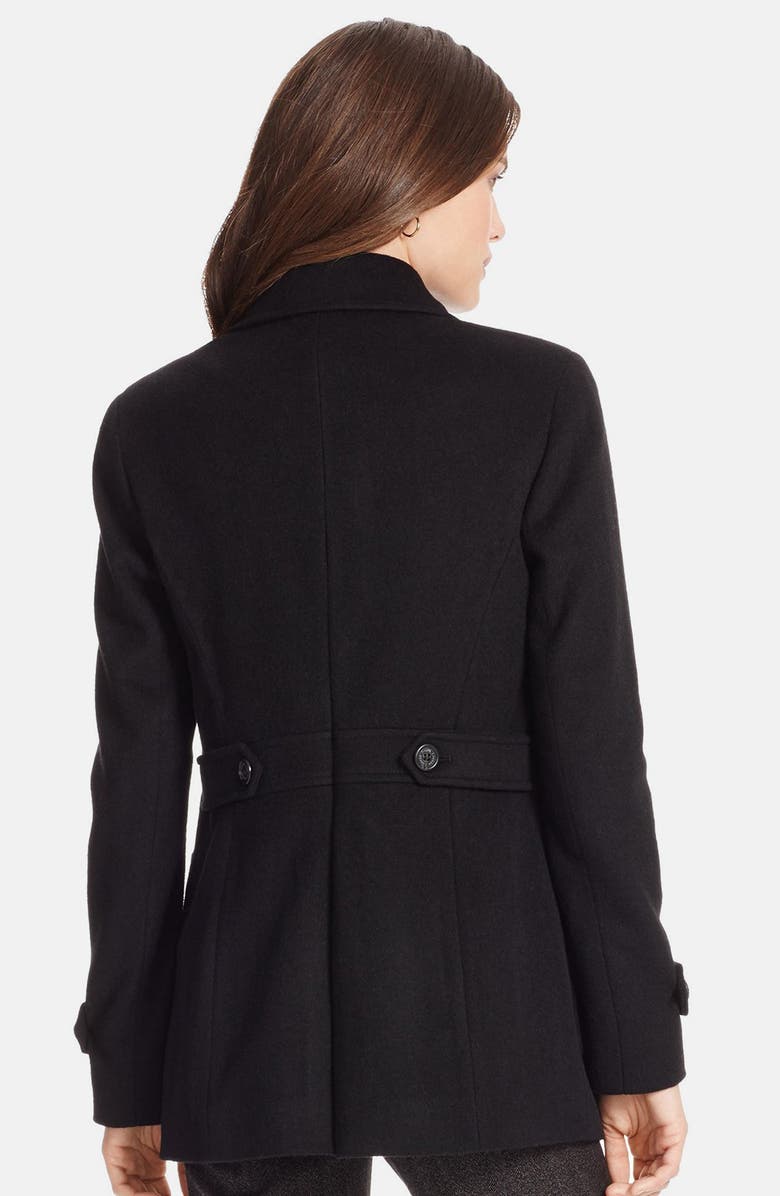 Lauren Ralph Lauren Wool Blend Barn Jacket, Alternate, color, 