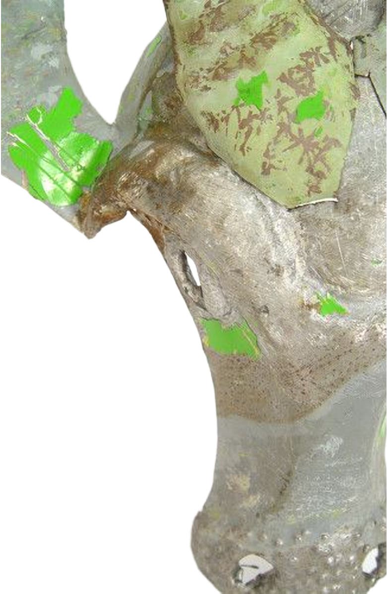 Mbare Sable Animal Mask - Recycled Metal Wall Art, Alternate, color, Grey