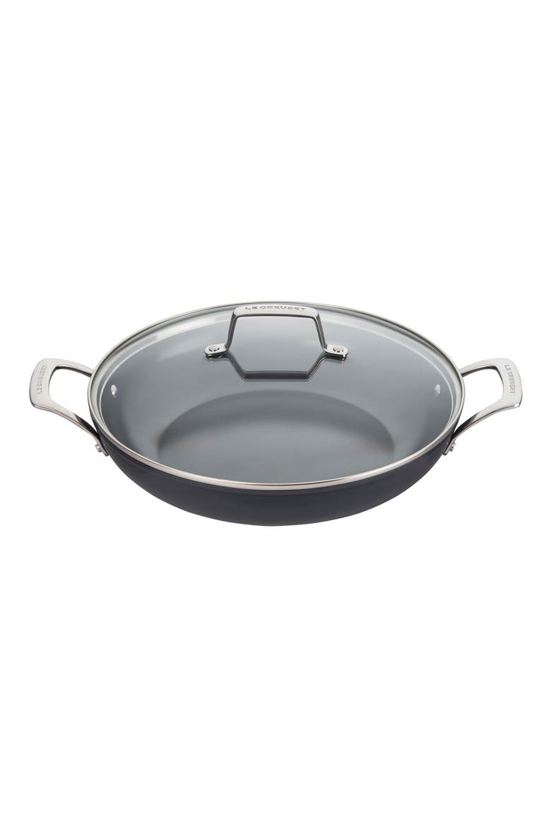 Nonstick Ceramic 4-Quart Shallow Braiser, Main, color, CERAMIC