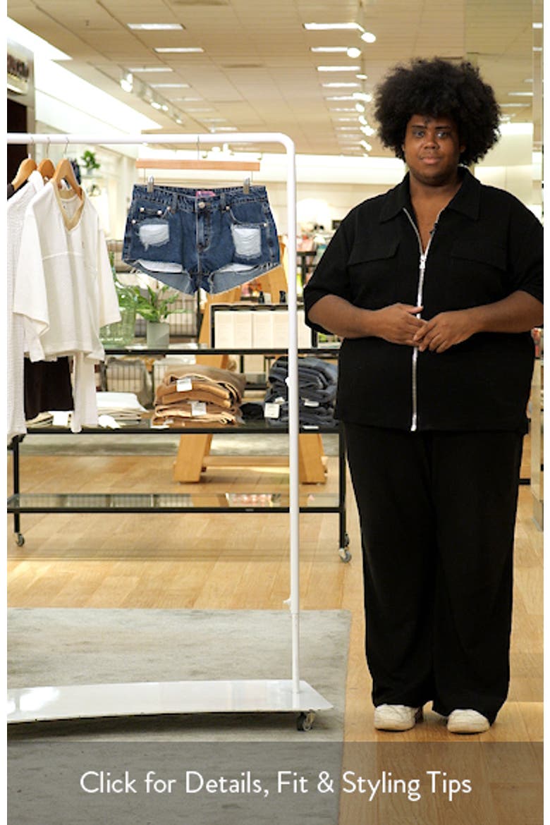 Devin Low Rise Micro Denim Cutoff Shorts video