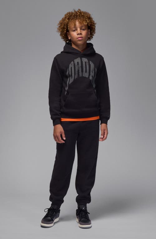 Jordan Kids' Mj Mvp Fleece Hoodie In Black