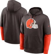 Nike Men's Nike Brown Cleveland Browns 2024 Sideline Club Pullover Hoodie