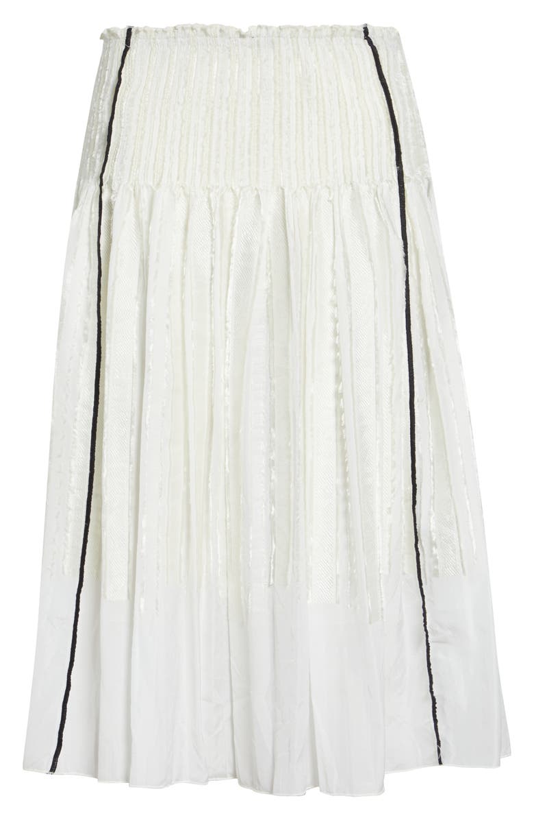 Paloma Wool Lupe Woven Jacquard Skirt, Main, color, 000 - White