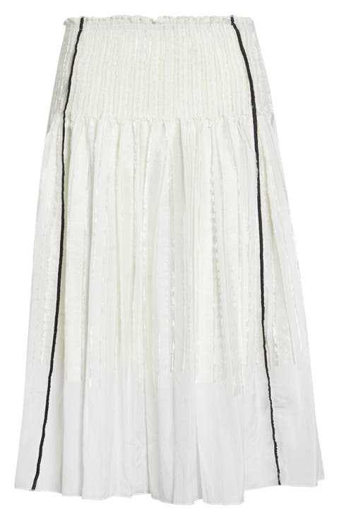 Lupe Woven Jacquard Skirt