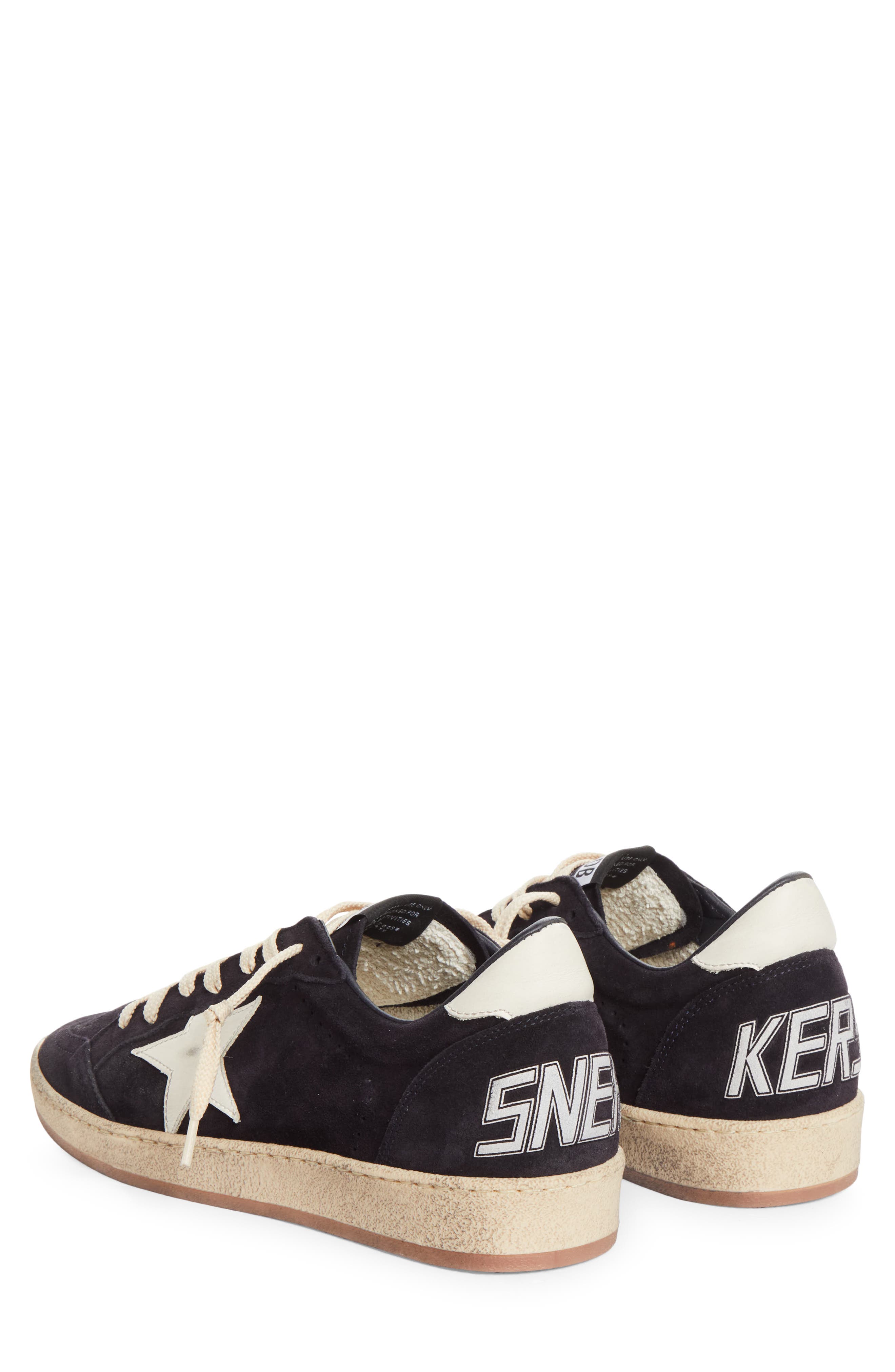 Golden Goose Ball Star Sneaker, Alternate, color, Dark Blue/White