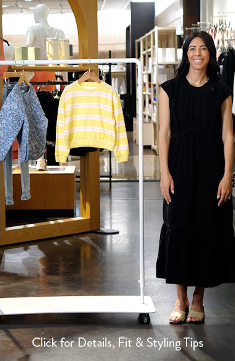 Kids' Stripe Sweatshirt, sales video thumbnail