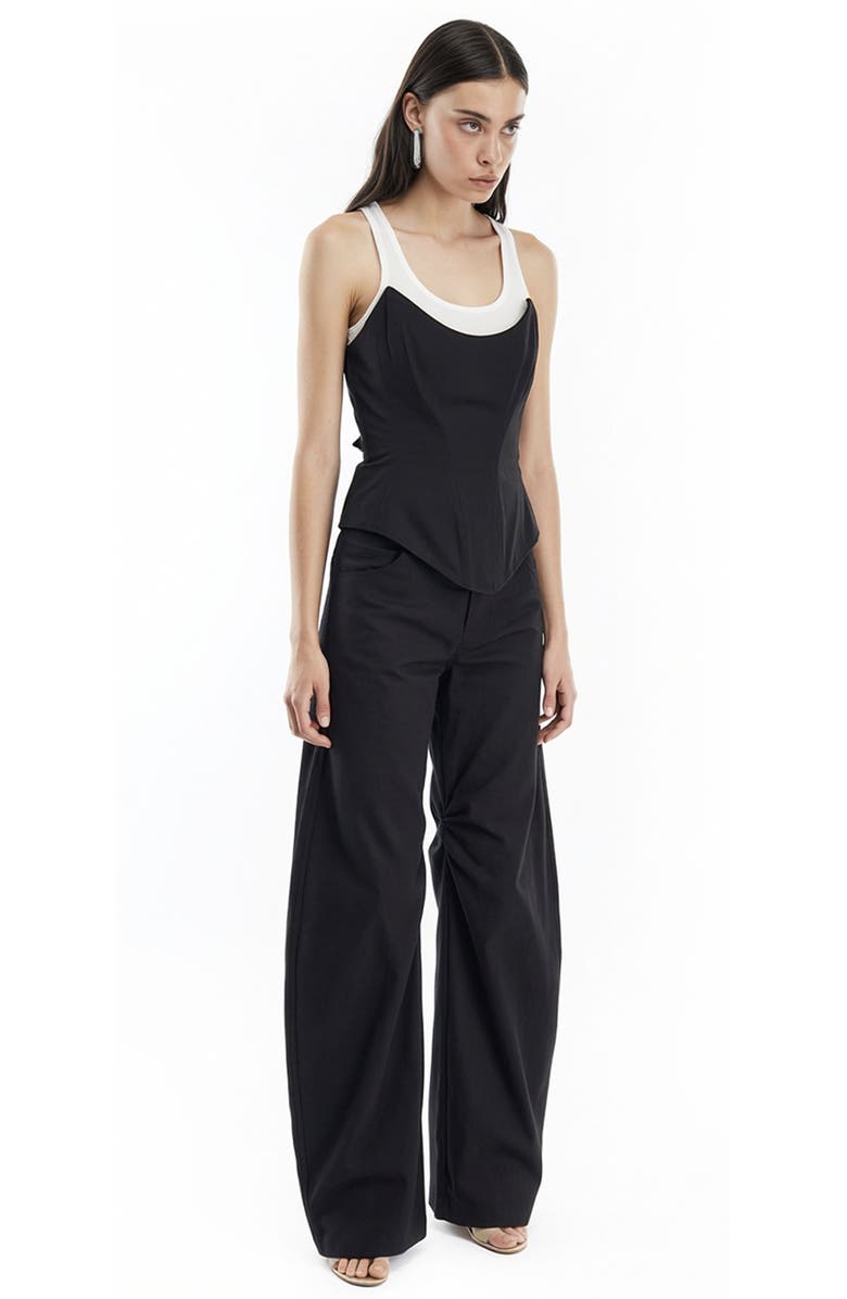 Mother of All Nemesis Cotton Corset, Alternate, color, Black