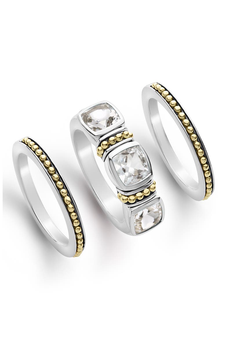 Rittenhouse Set of 3 White Topaz Stacking Rings, Alternate, color, TOPAZ
