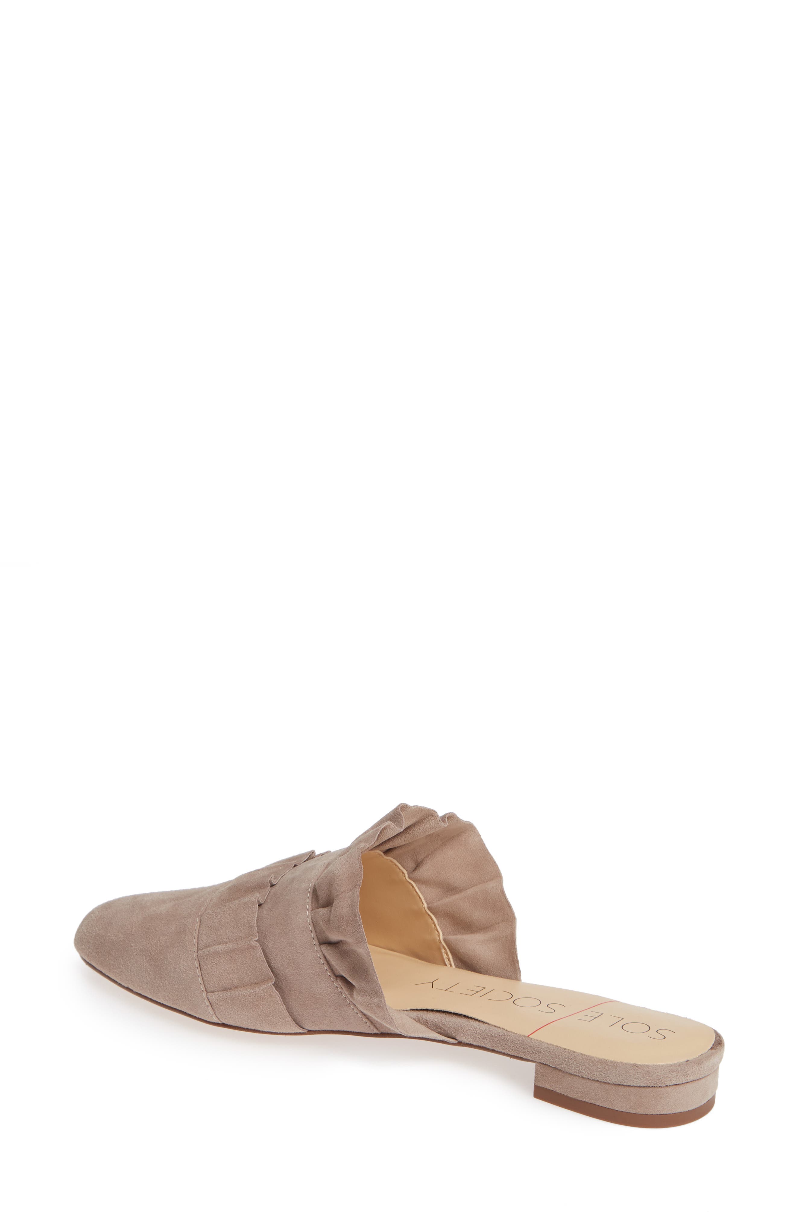 Pollina Mule, Alternate, color, EARL GREY SUEDE