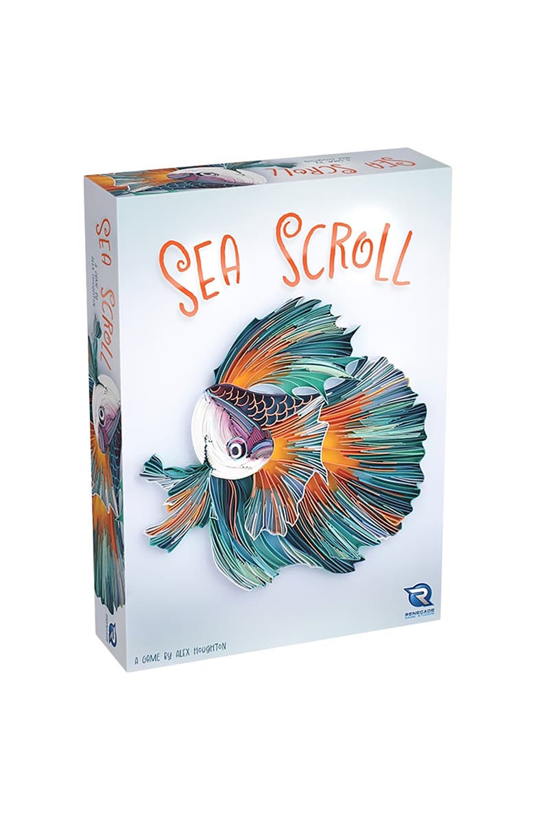 Renegade Game Studios Sea Scroll, Set Collection Board Game, Ages 10+, Up to 6 Players, Main, color, Multicolored