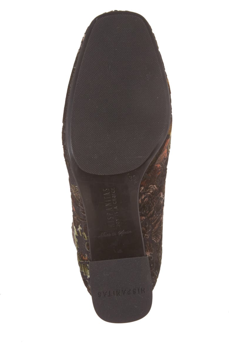 Hispanitas Portia Floral Stretch Velvet Bootie, Alternate, color,