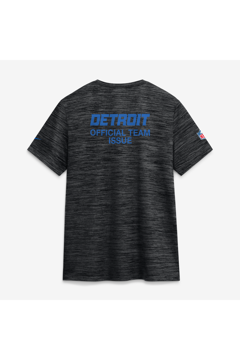 Women's Nike  Black Detroit Lions 2026 Rivalries Collection Sideline Velocity Dri-FIT T-Shirt, Alternate, color, Black