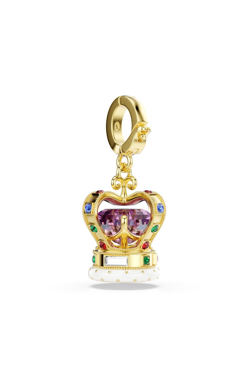 Swarovski Minions<sup>®</sup> Crown Crystal Charm, Alternate, color, Gold/ Multi