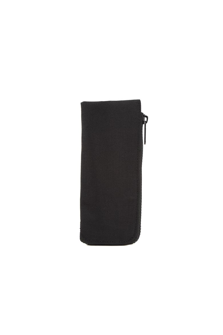 Halfzip Pen Case, Alternate, color, Black