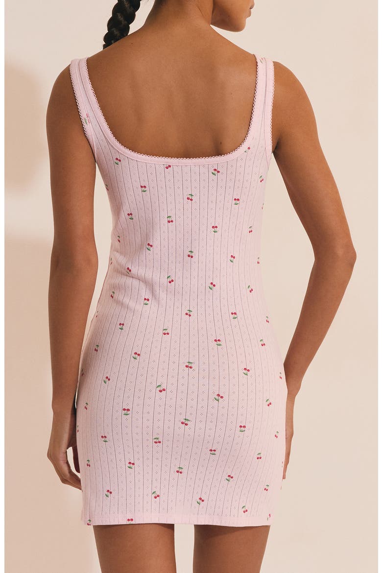 Katell Pointelle Cotton Nightgown, Alternate, color, IMP FOND ROSE