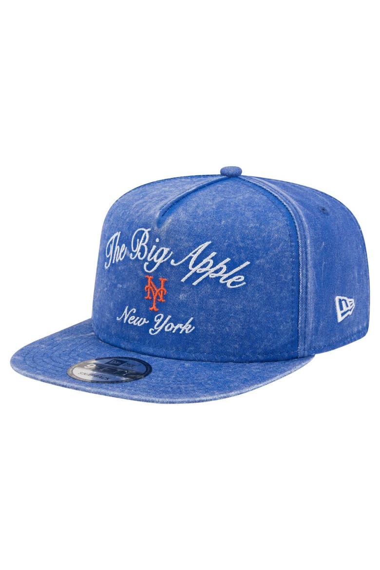 Men's New Era Royal New York Mets City Slogan A-Frame 9FIFTY Snapback Hat, Main, color, Royal