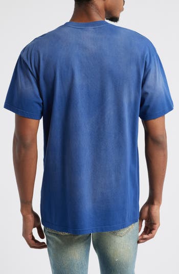North Star Logo Embroidered Cotton Graphic T-Shirt