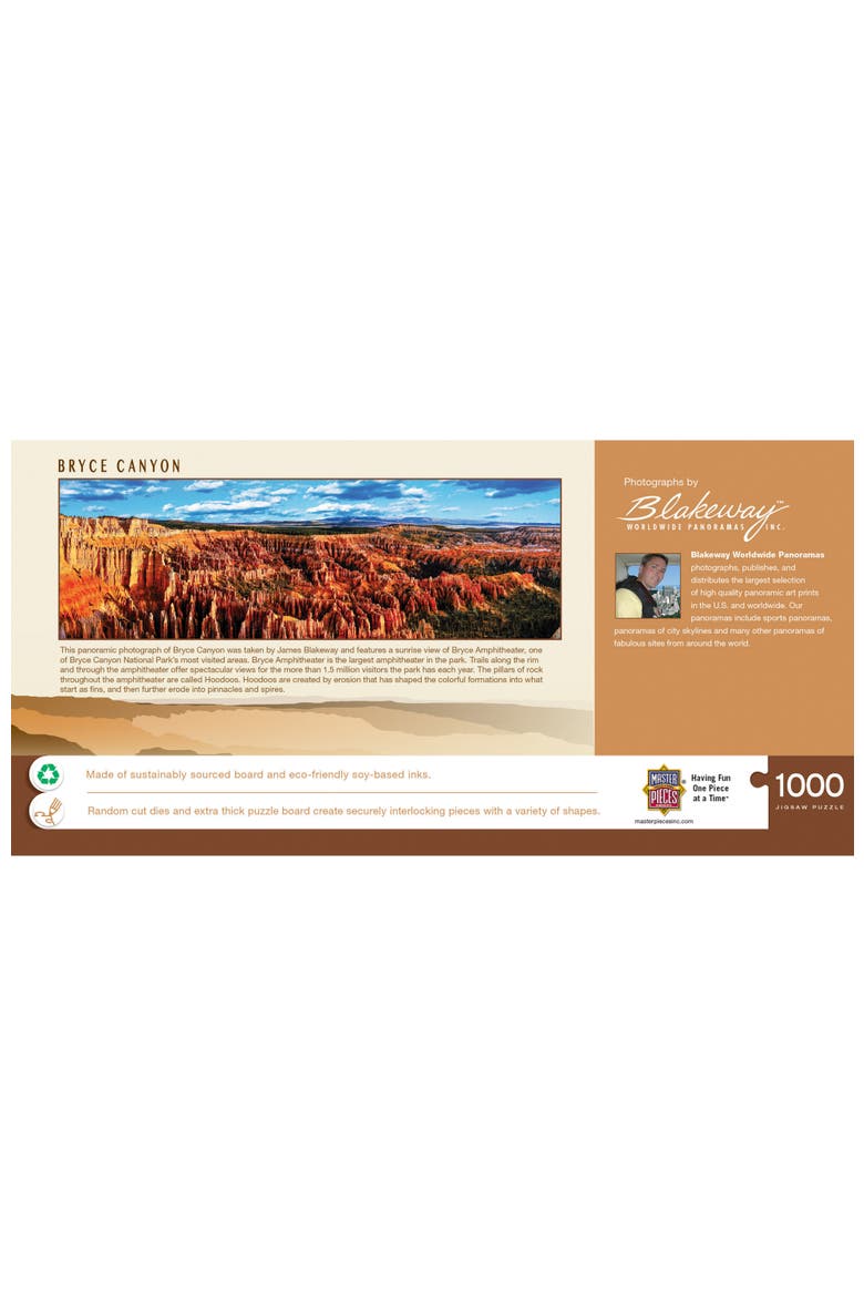Bryce Canyon 1000pc Panoramic Puzzle, Alternate, color, Multicolor
