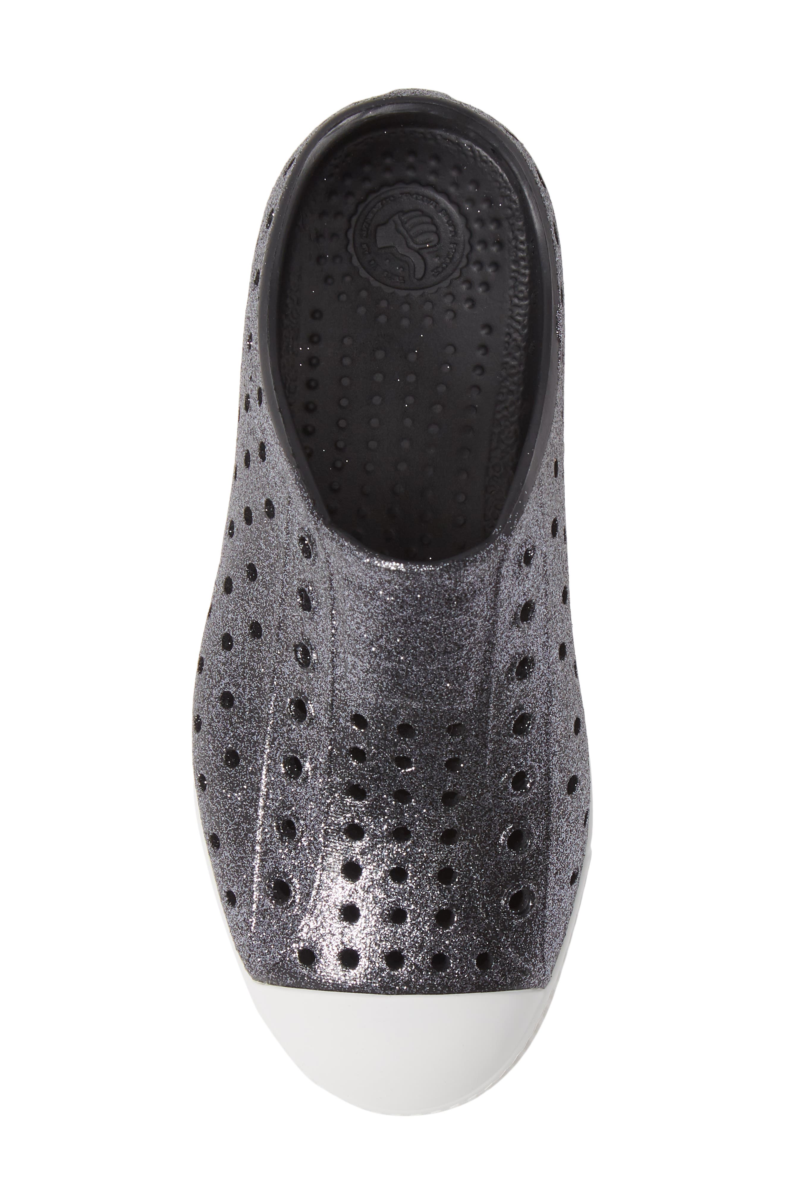 Jefferson Bling Glitter Slip-On Sneaker, Alternate, color, JIFFY BLING/ SHELL WHITE