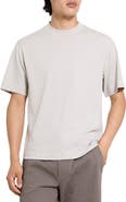 Theory Relaxed Stripe Cotton Blend T-Shirt
