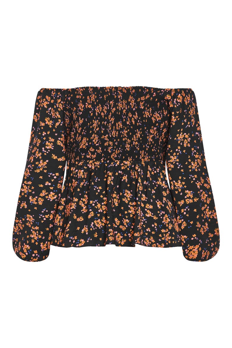 Gigi Floral Long Sleeve Blouse, Alternate, color, BABY BUNCH