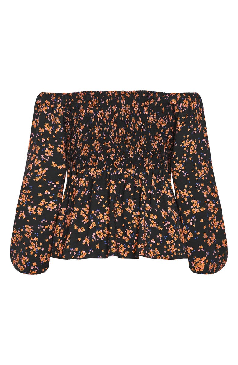 City Chic Gigi Floral Long Sleeve Blouse, Alternate, color, Baby Bunch