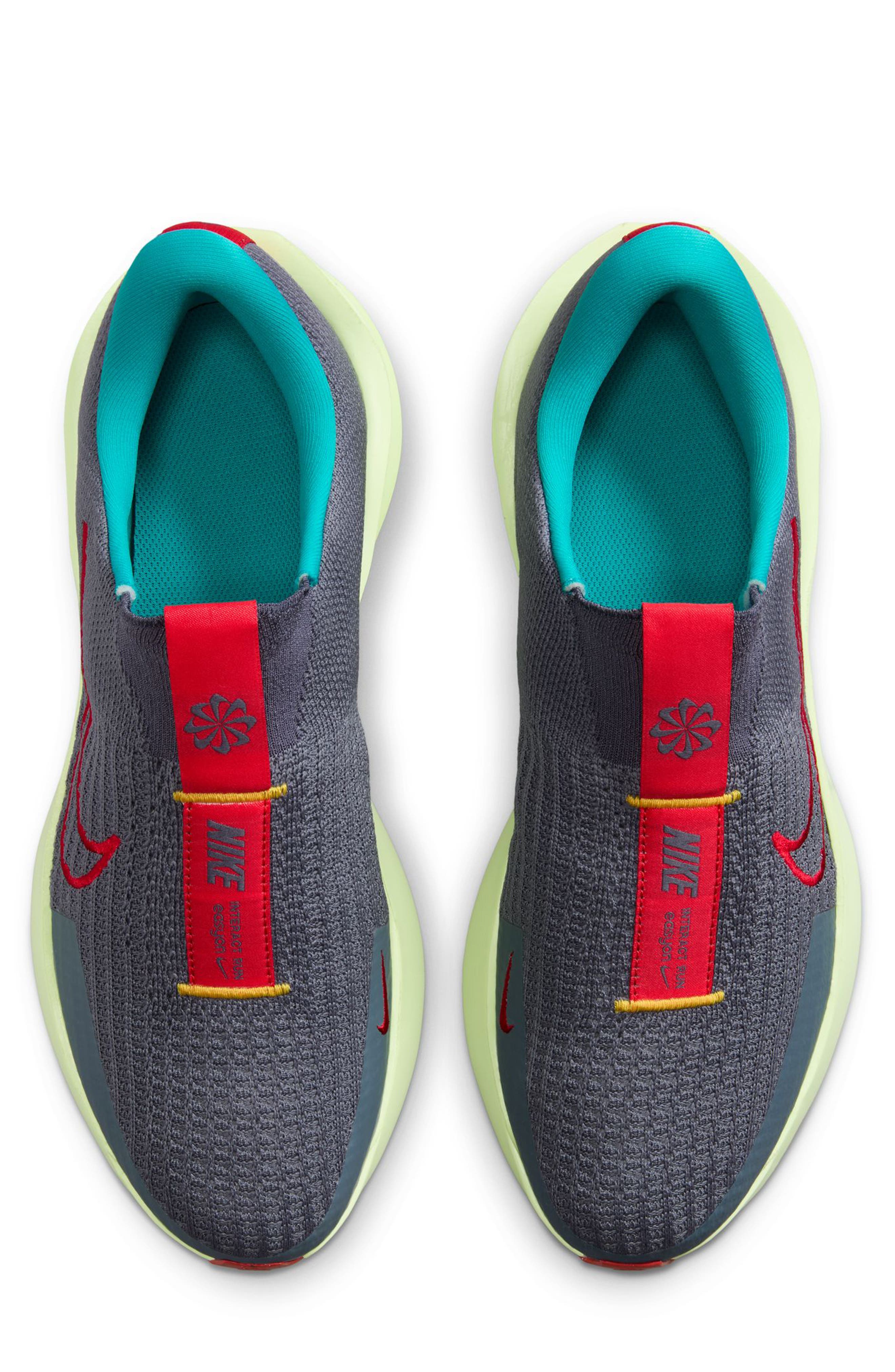 Nike Interact Run EasyOn Running Sneaker, Alternate, color, Light Carbon/ Light Crimson