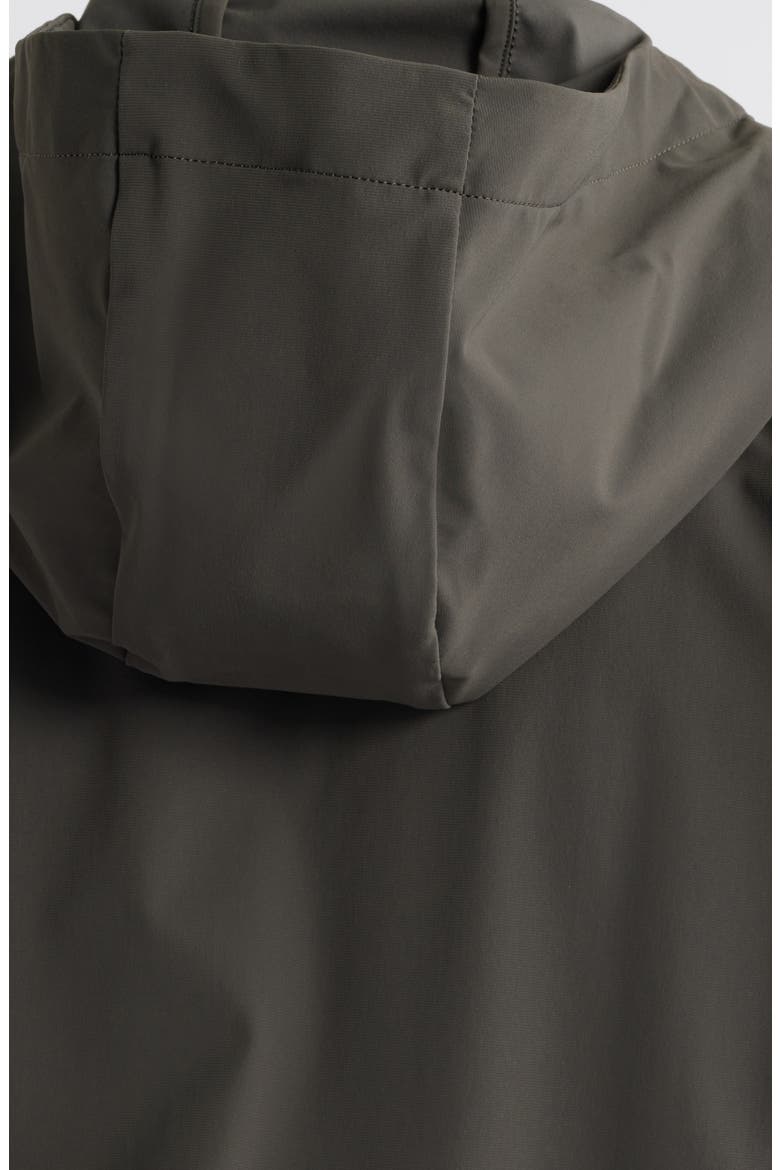 Luiz Hooded Water Repellent Jacket, Alternate, color, SMOKED GREY