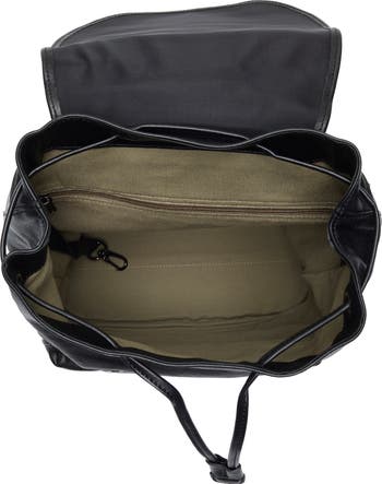 Small 3D Rock Leather Backpack