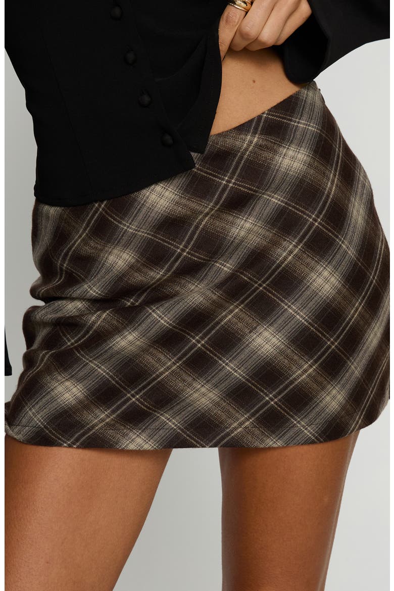 Carlena Plaid Miniskirt, Alternate, color, MULTI CHECK