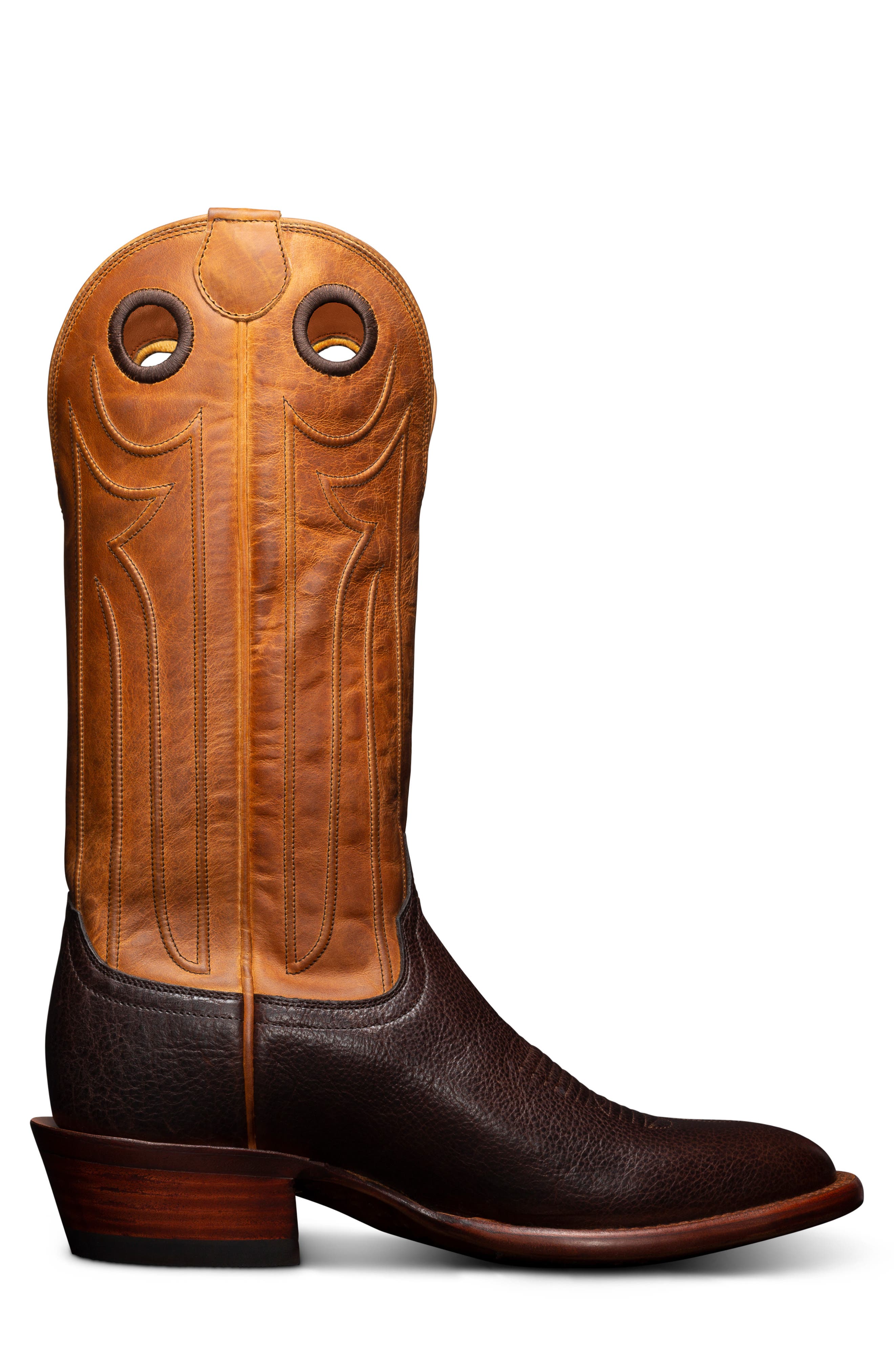 The Prescott Western Boot, Alternate, color, HICKORY BISON