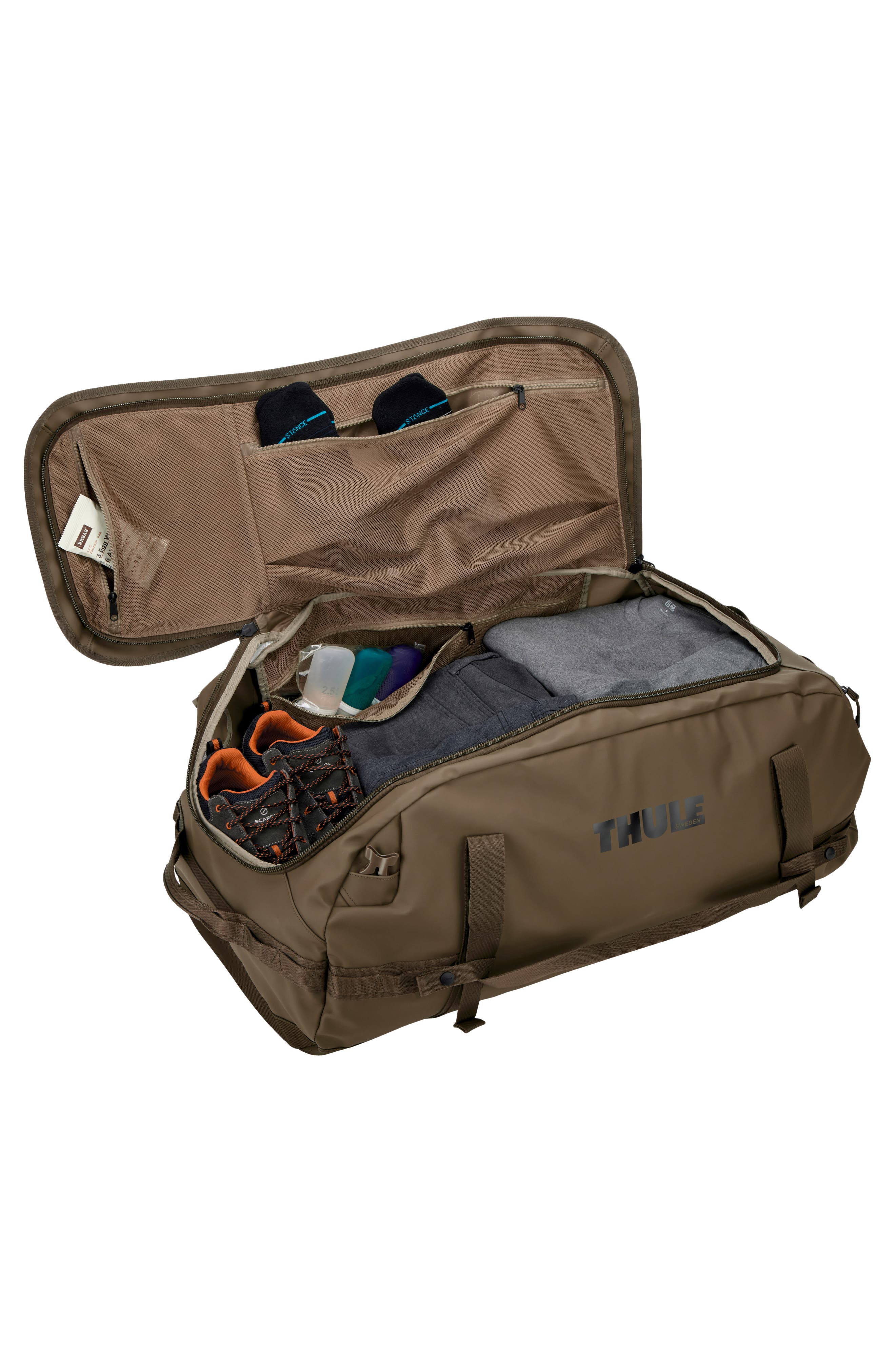 Chasm 90-Liter Duffle Bag, Alternate, color, DEEP KHAKI