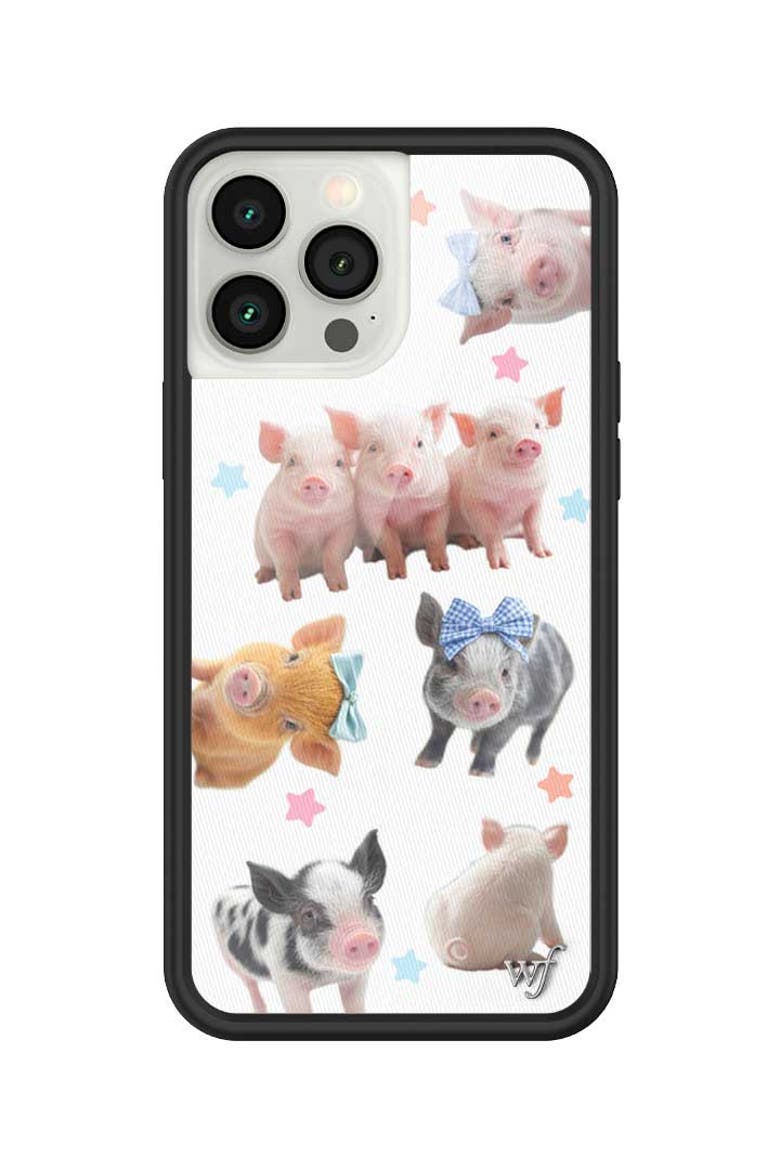 Little Piggies iPhone Case, Alternate, color, White