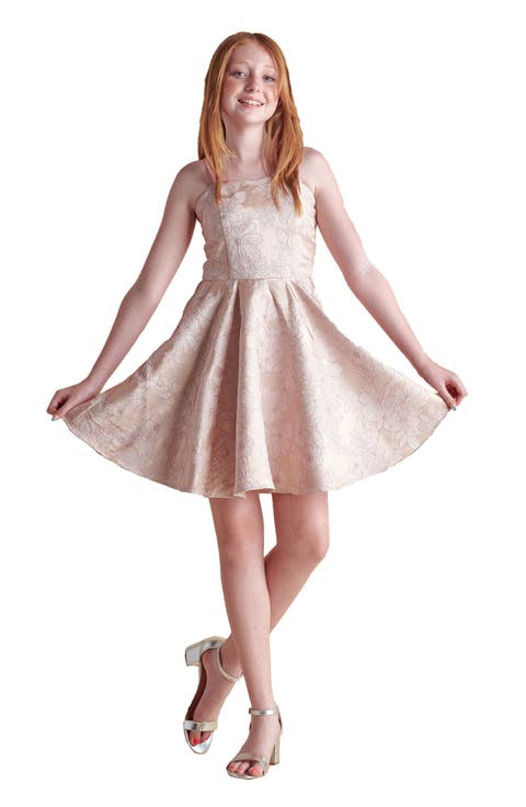 Fit and Flare Party Dress in Longer Length