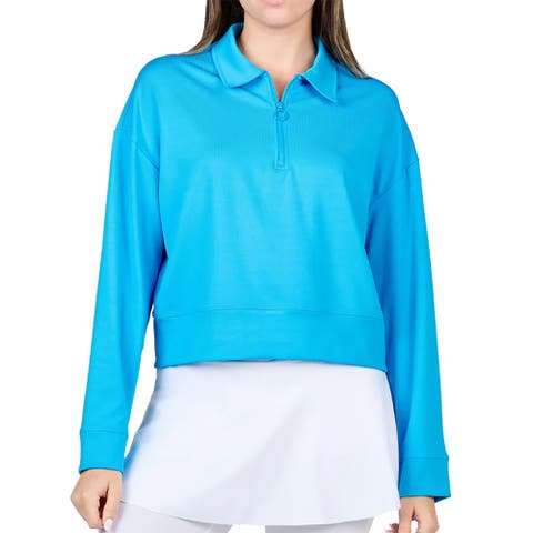Staples Quarter-Zip Womens Golf Pullover