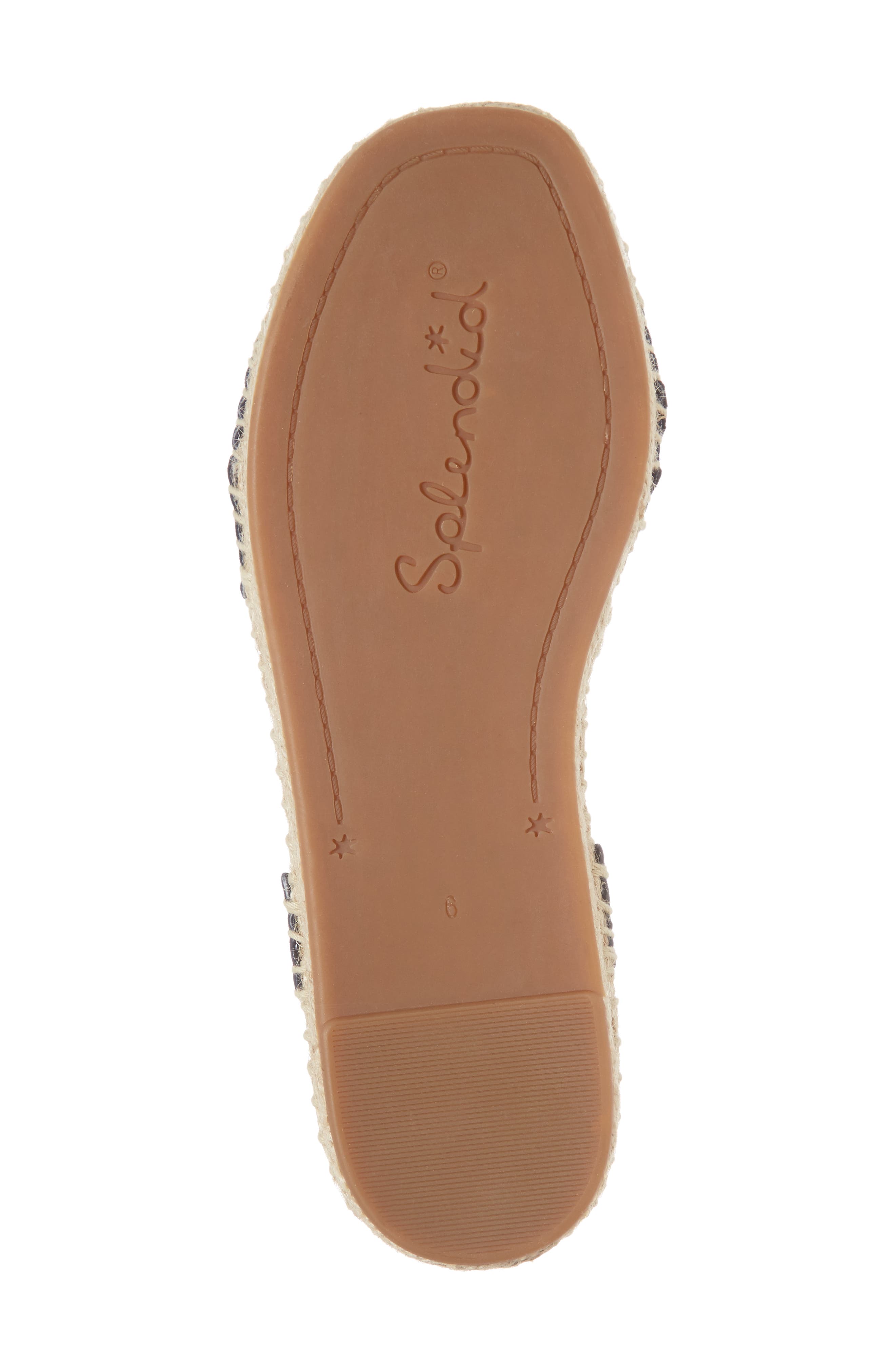 Becca Ruffled Espadrille Sandal, Alternate, color, NAVY SUEDE