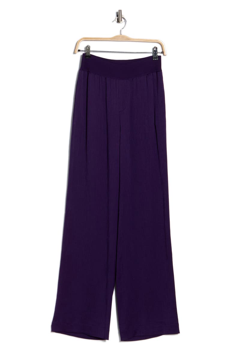 Wide Leg Pants, Alternate, color, BLACKBERRY