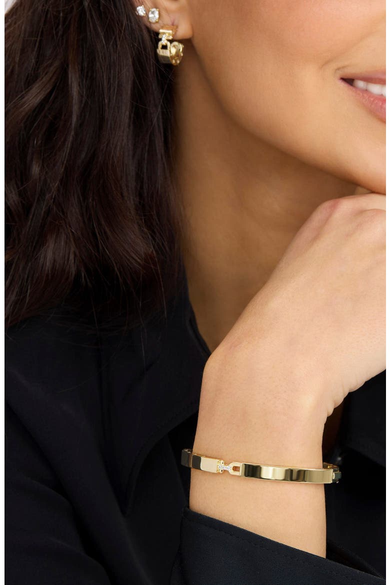 Ashley Lock Cuff, Alternate, color, GOLD-WHITE