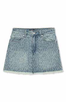 Truce Kids' Distressed Denim Miniskort