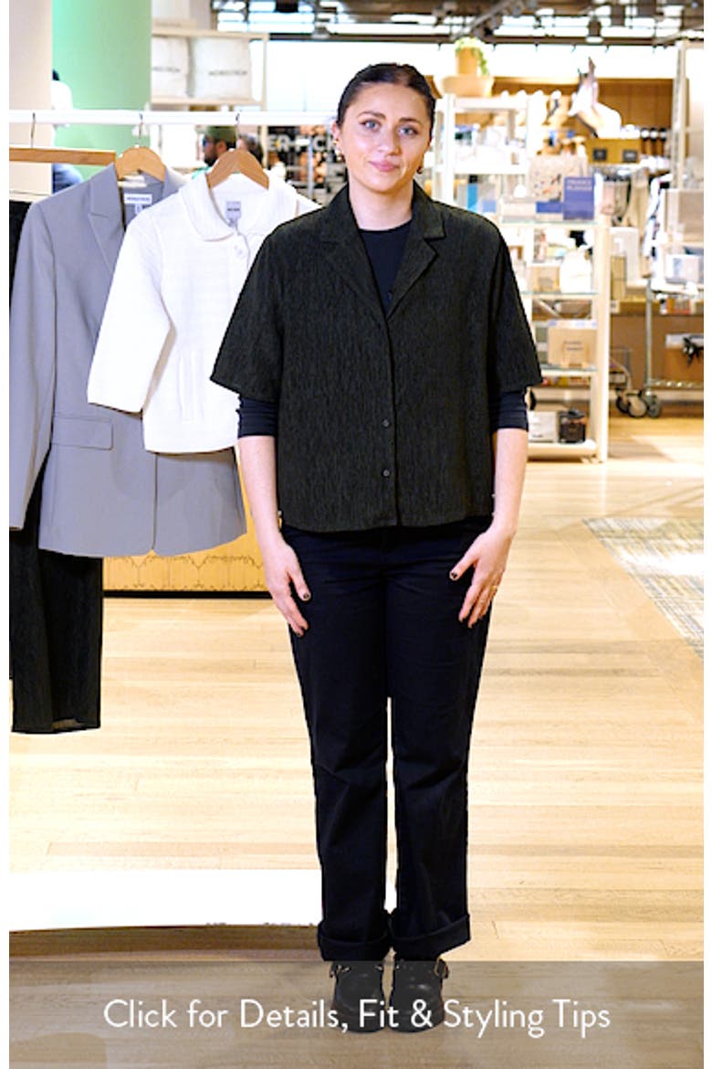 Texture Elbow Sleeve Shirt video