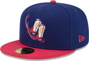 New Era Men's New Era Navy/Coral Pointy Boots de Amarillo Copa De La Diversion 59FIFTY Fitted Hat