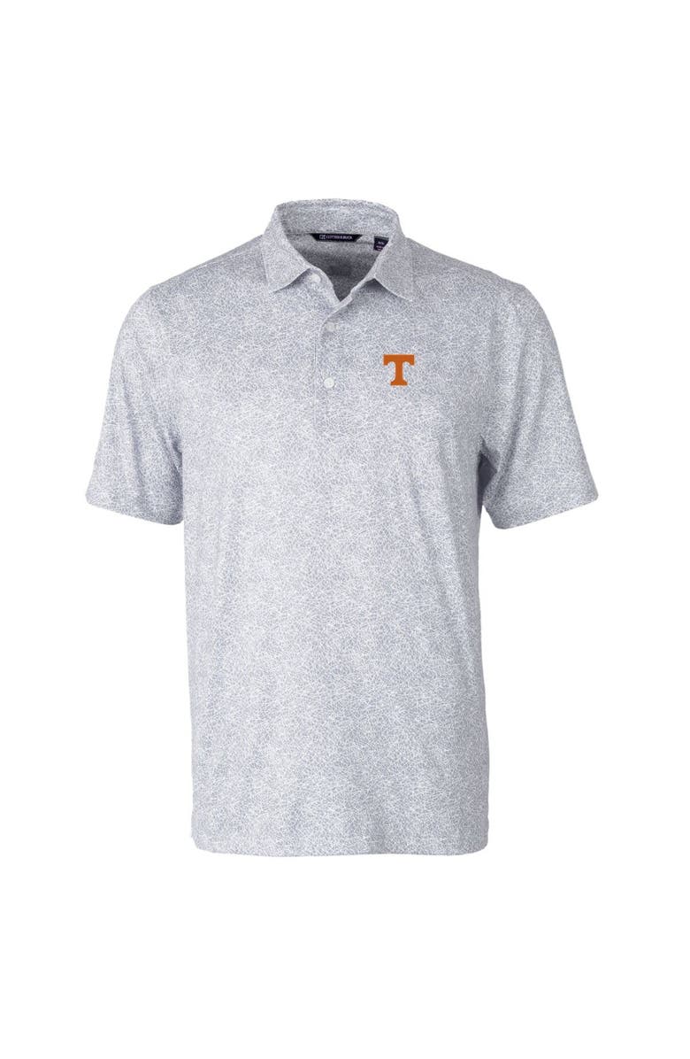 Cutter & Buck Men's Cutter & Buck Gray Tennessee Volunteers Pike Constellation Print Stretch Polo, Alternate, color, 